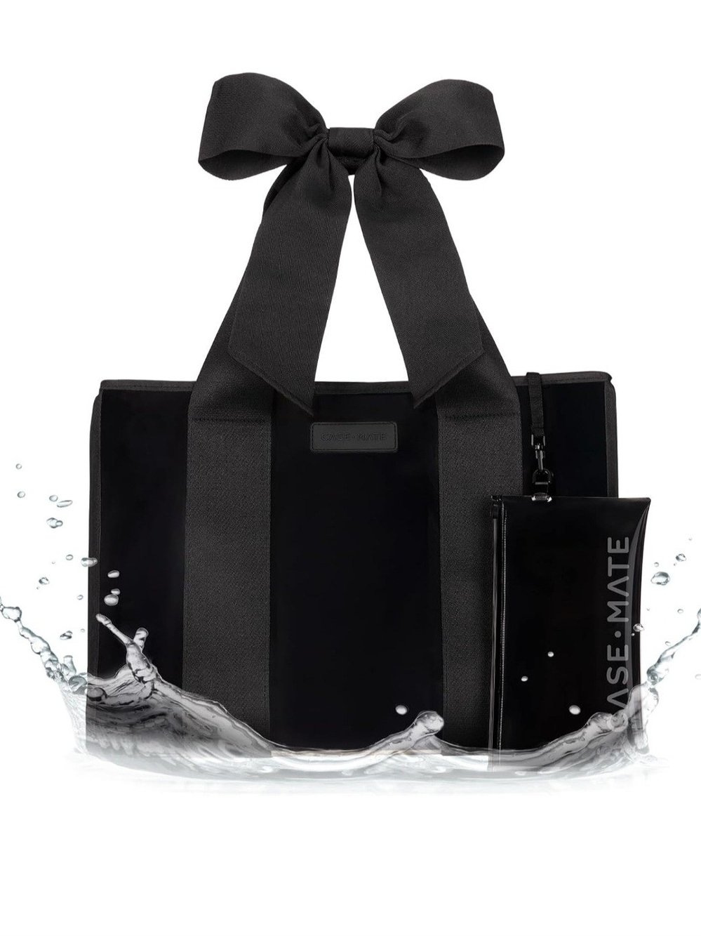 Brand New - Case-Mate Jelly Tote in Midnight Black w Matching Touchscreen Pouch